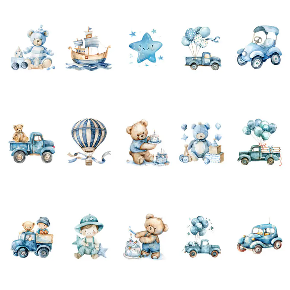 30 Imágenes PNG Dulces Aventuras de Bebé (niño) 3