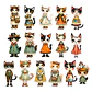 16 Gatitos Vintage Recortables ✂️ - Miniatura 4
