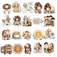 ✂️ Plancha para cortar - 80 Stickers Momentos Argentinos Vintage - Miniatura 5