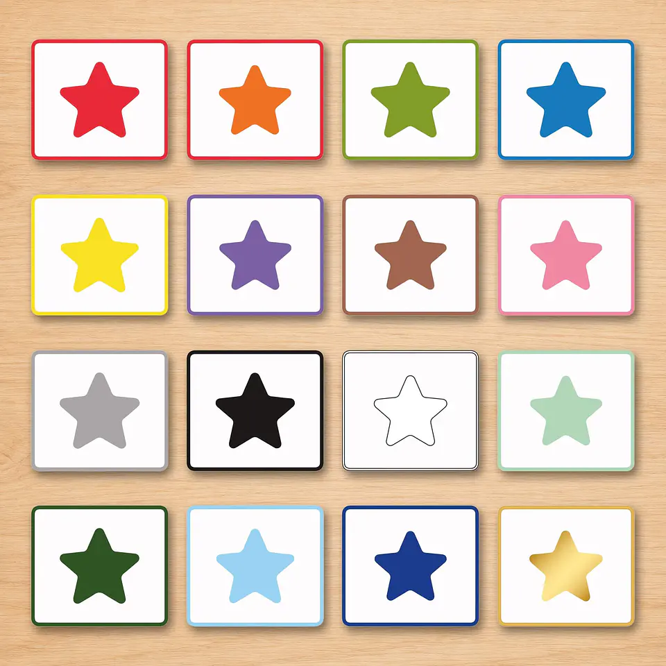Tarjetas Educativas de Colores – Actividad para Preescolar 3