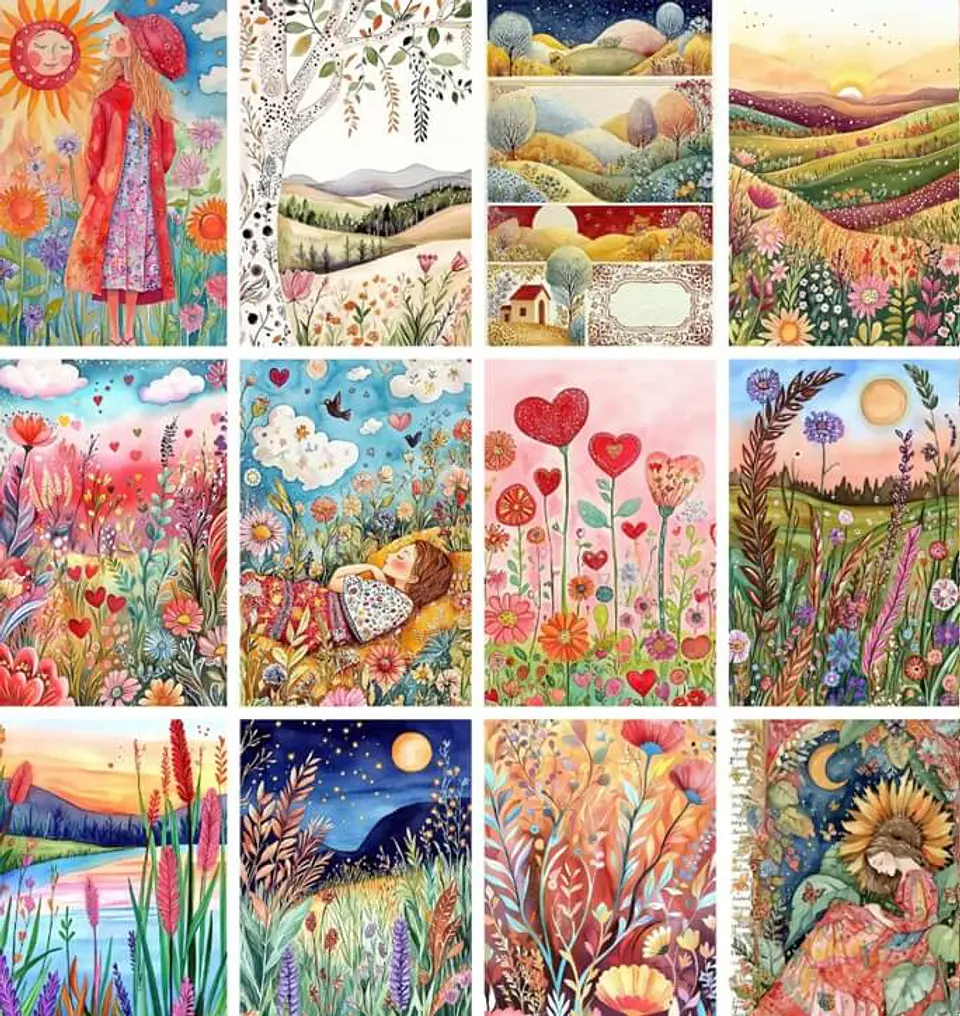 Mega Pack 260 Láminas Floral Mágico 3