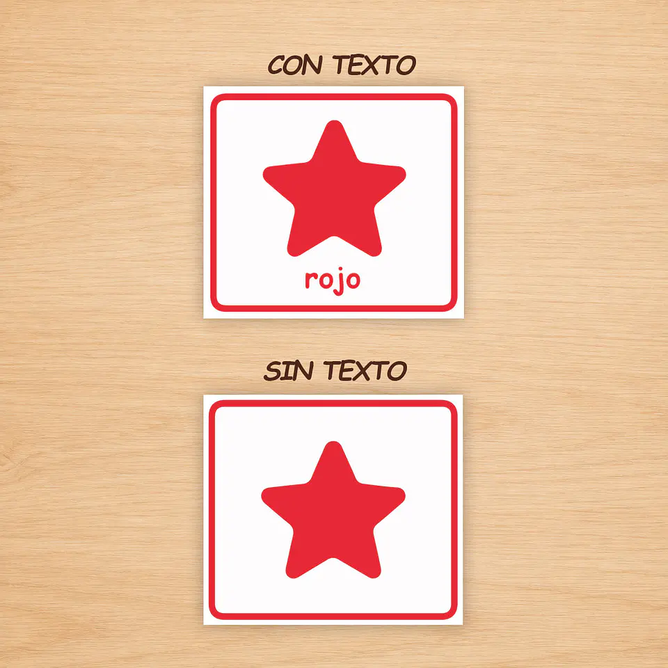 Tarjetas Educativas de Colores – Actividad para Preescolar 4