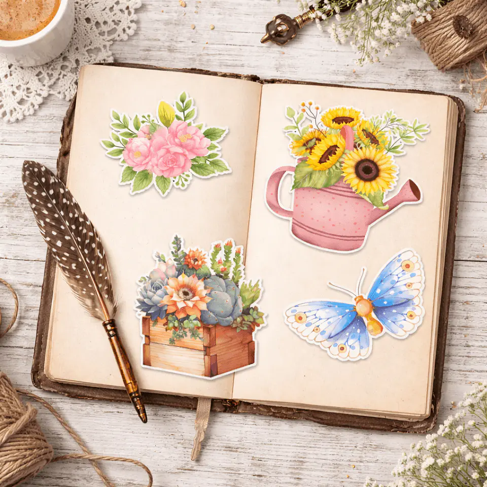 Mega Pack 460 Recortes florales y botánicos imprimibles 5