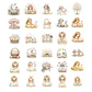 Pack 30 stickers Adorables de Pascua - Miniatura 2