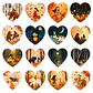 43 Stickers imprimibles de Otoño, la Chica su amigo el Oso - Miniatura 2