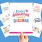 20 Láminas Imprimibles con Frases Afirmativas y Motivadoras - Decoración Infantil y Aula - Miniatura 1
