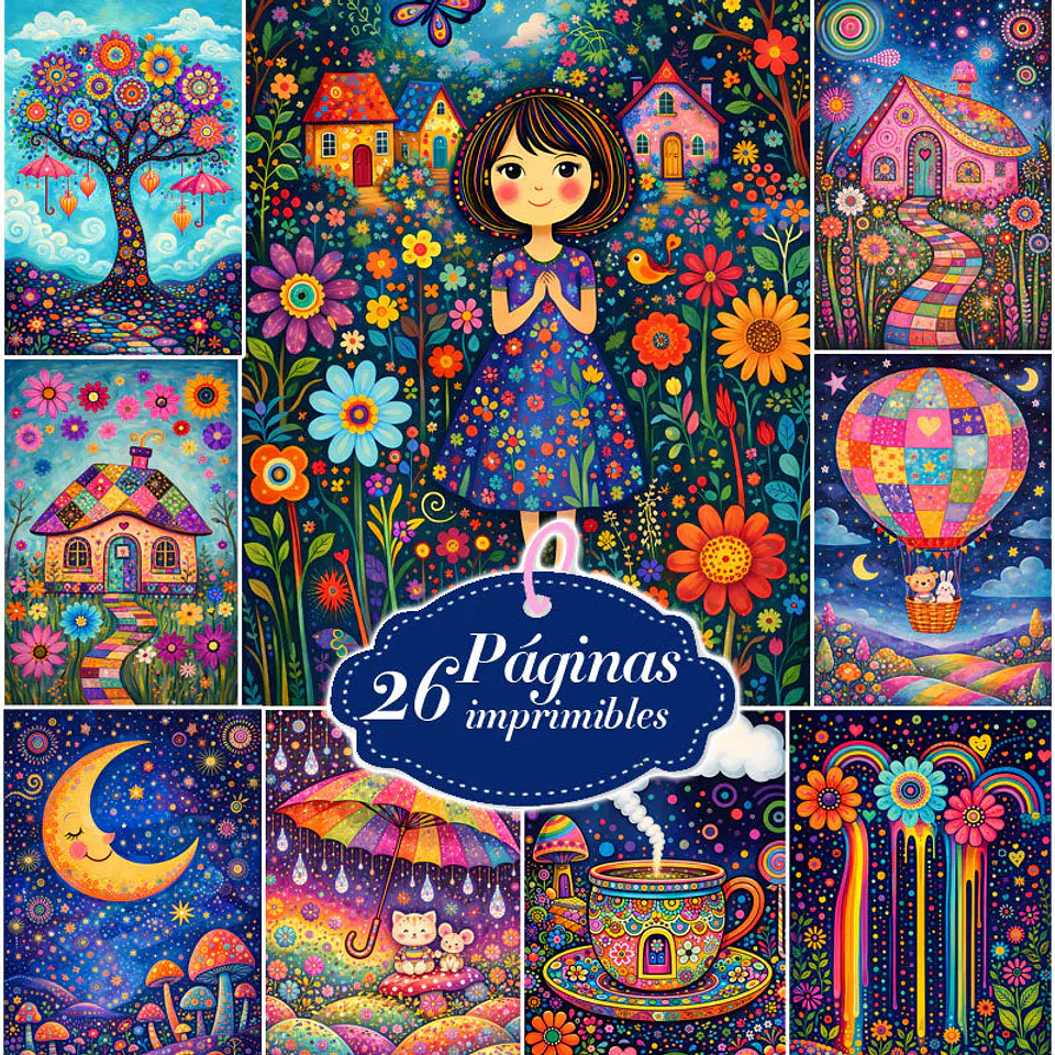 Láminas Imprimibles | Noches Luminosas 1