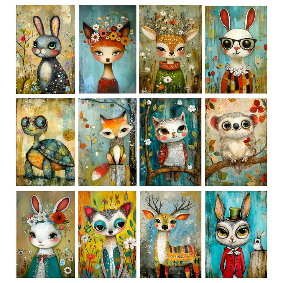 Mega Pack 390 Láminas Animalitos Bebés Imprimibles 2