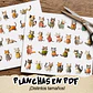 51 Stickers Gatitos Excentricos Imprimibles - Miniatura 3
