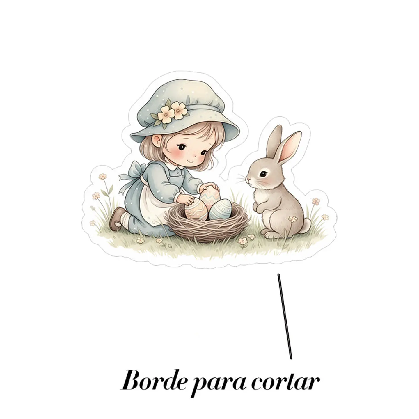 Pack 30 stickers Adorables de Pascua 3