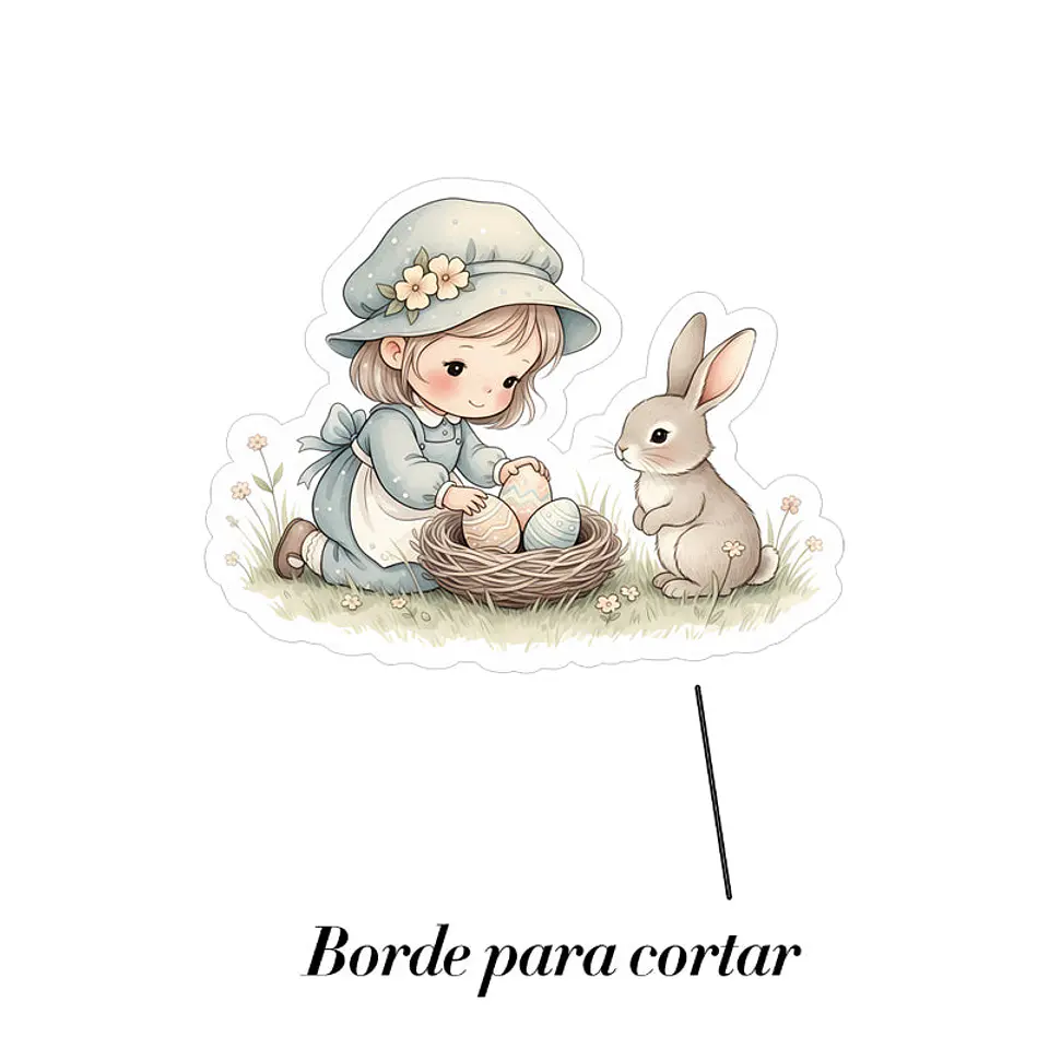 Pack 30 stickers Adorables de Pascua 3