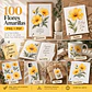 Pack 100 Flores Amarillas imprimibles - Miniatura 7