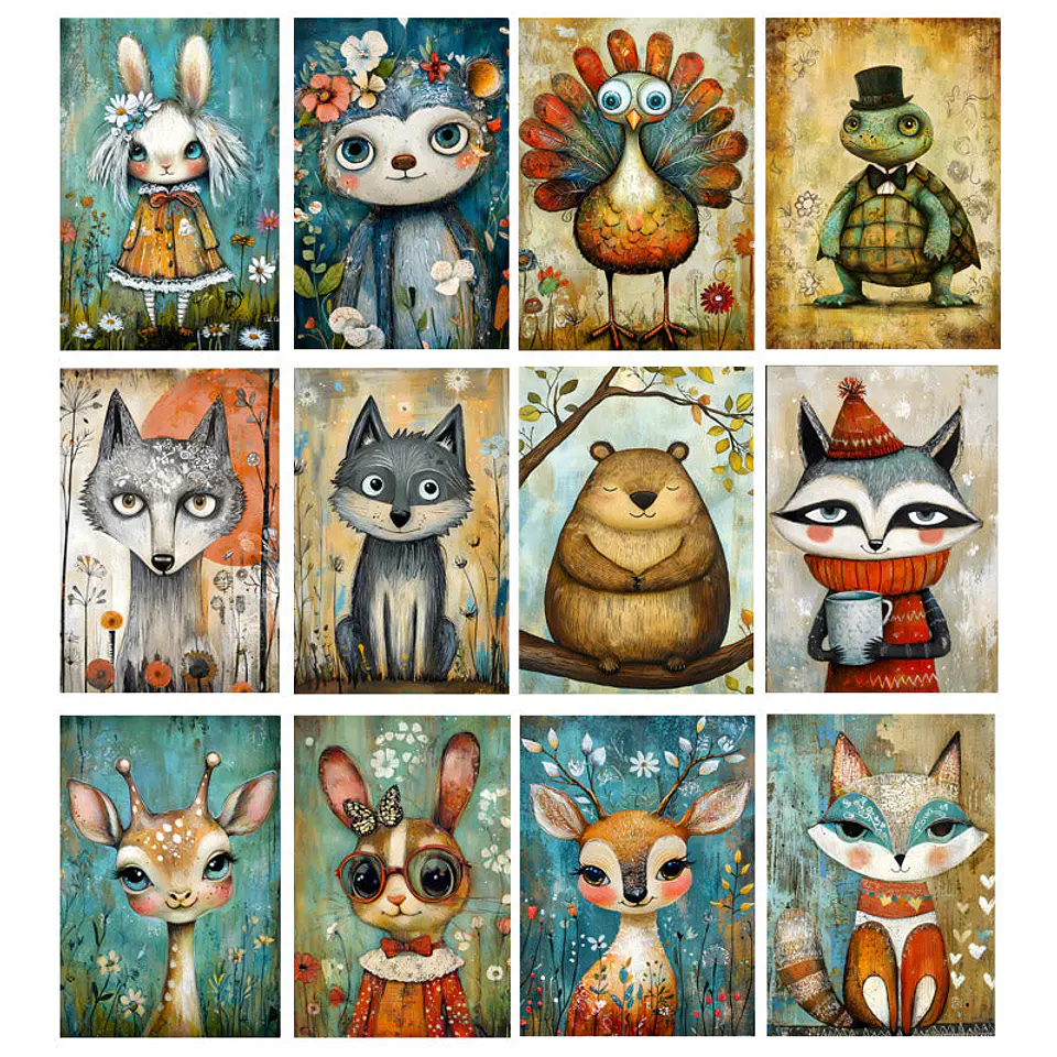 Mega Pack 390 Láminas Animalitos Bebés Imprimibles 3