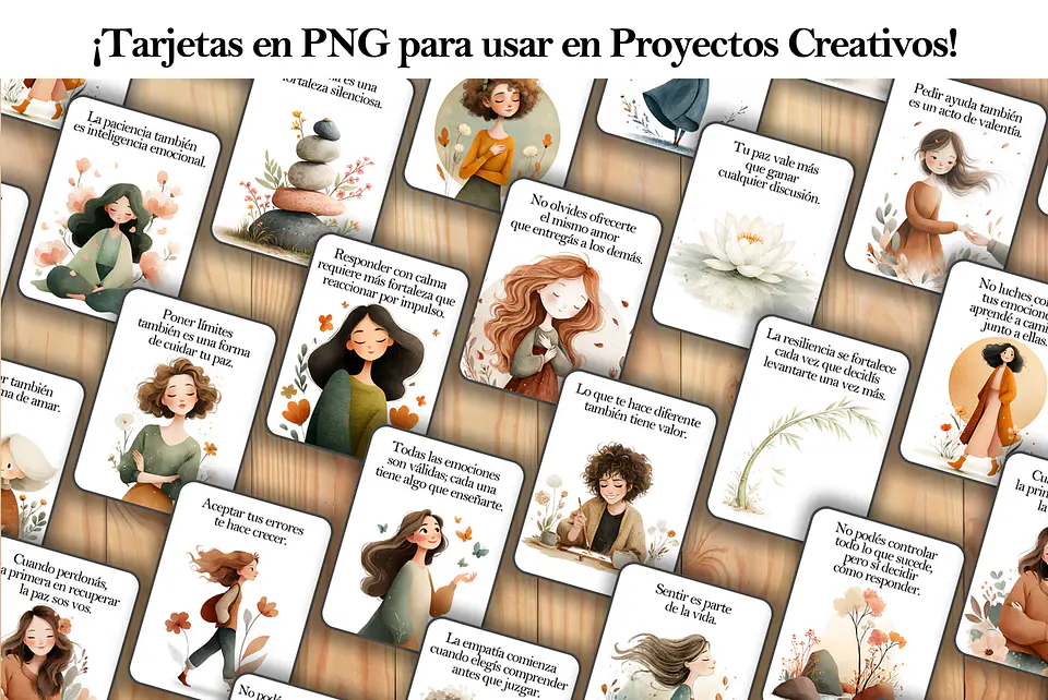 31 Tarjetas de Inteligencia Emocional para mujeres Imprimibles 4