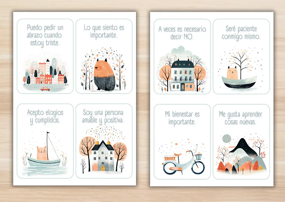 60 Tarjetas de Afirmaciones Positivas imprimibles para Niños 4