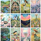 Pack 84 Hermosas Láminas Paisajes Acuarela - Miniatura 8