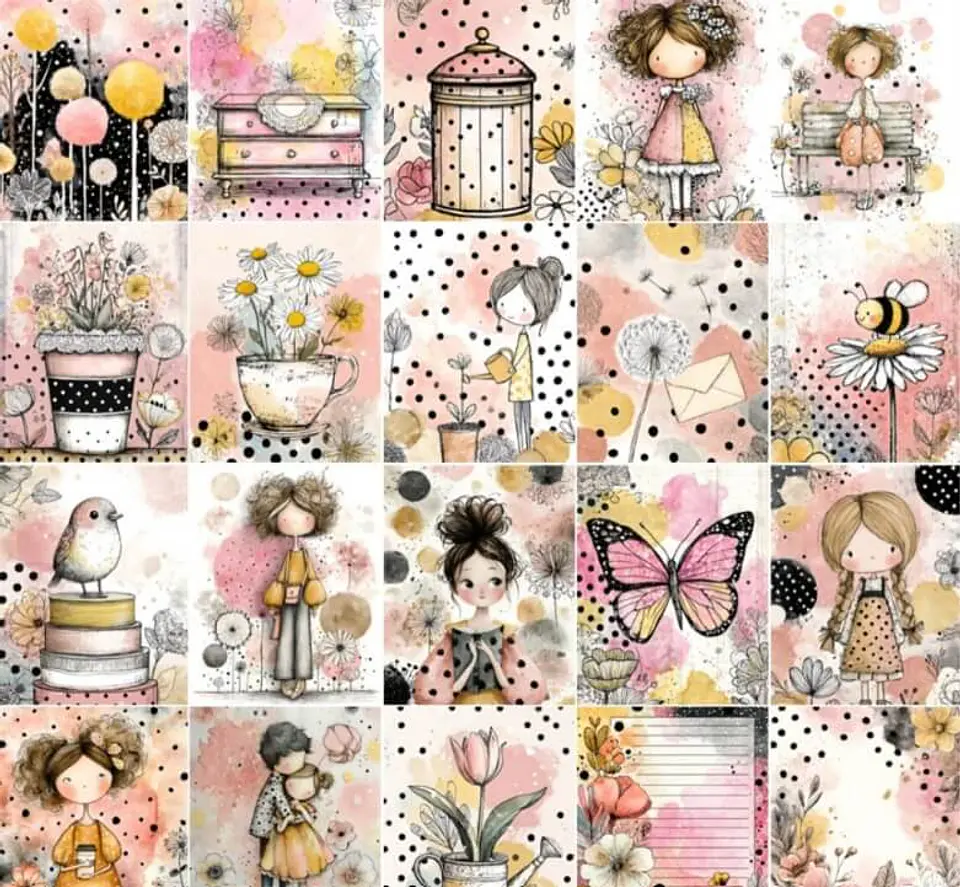 🌸 Jardín de Ensueño | 43 Páginas ScrapBooking 6