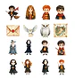 35 Imágenes PNG Escuela de Magia Stickers/Topper - Miniatura 2