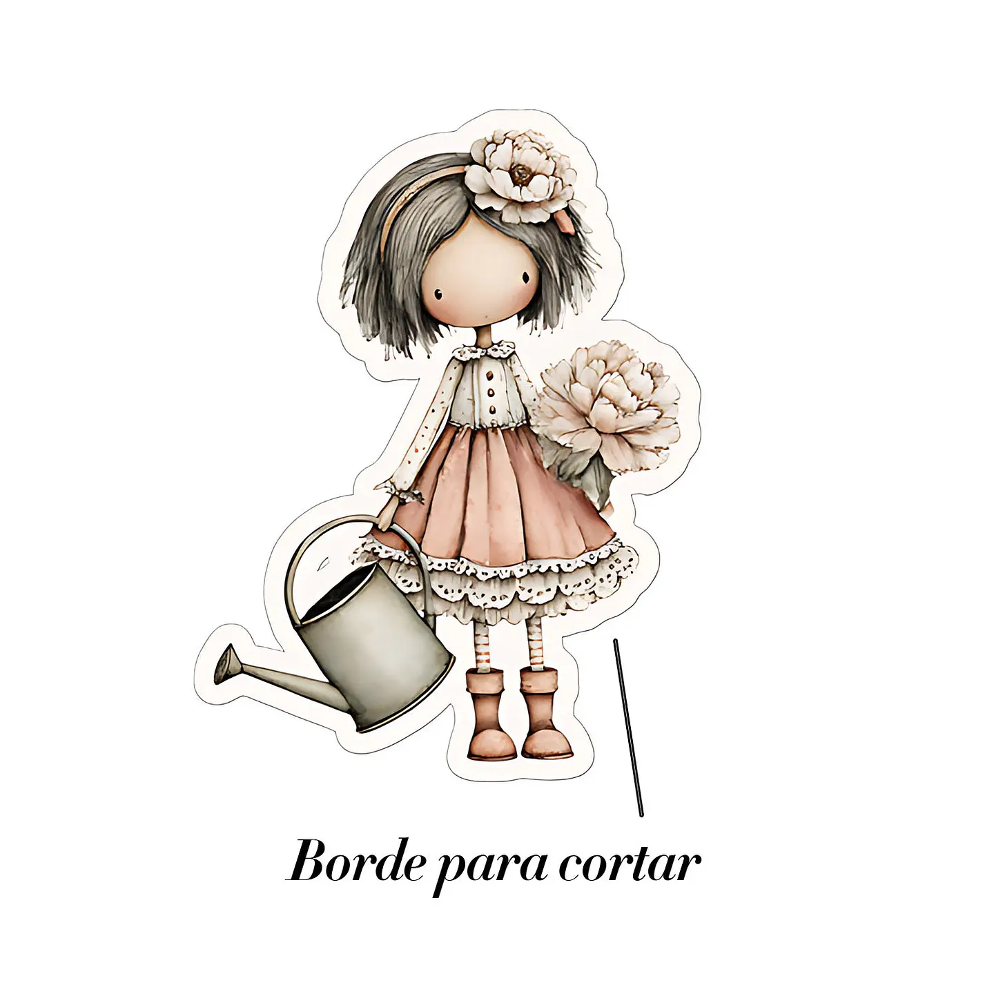 ✂️ Plancha para cortar - 170 Stickers Mundo Floral 2