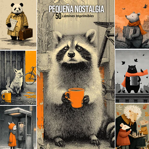 50 Láminas Imprimibles Pequeña Nostalgia
