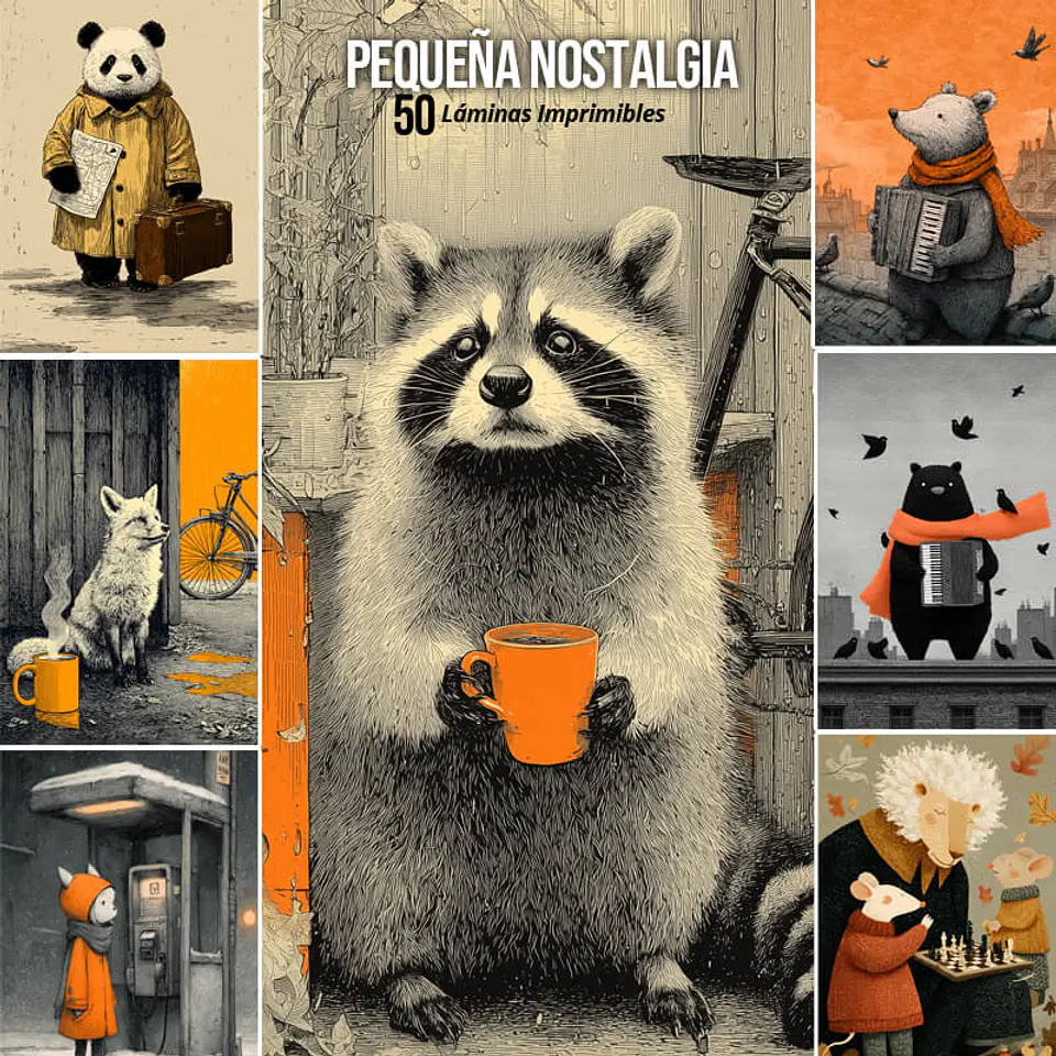 50 Láminas Imprimibles Pequeña Nostalgia 1