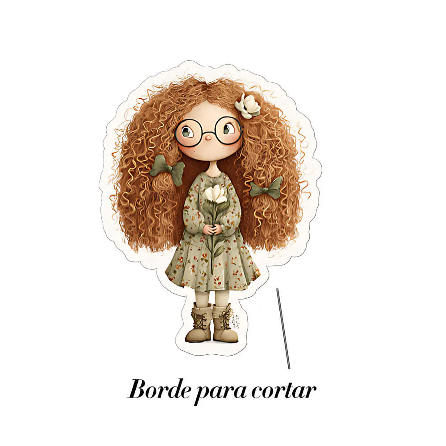 ✂️ Plancha para cortar - 150 Stickers Recortes Florales 2