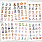 450  Animalitos Bebés estilo Acuarela en PNG - Miniatura 4