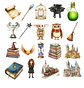 35 Imágenes PNG Escuela de Magia Stickers/Topper - Miniatura 3