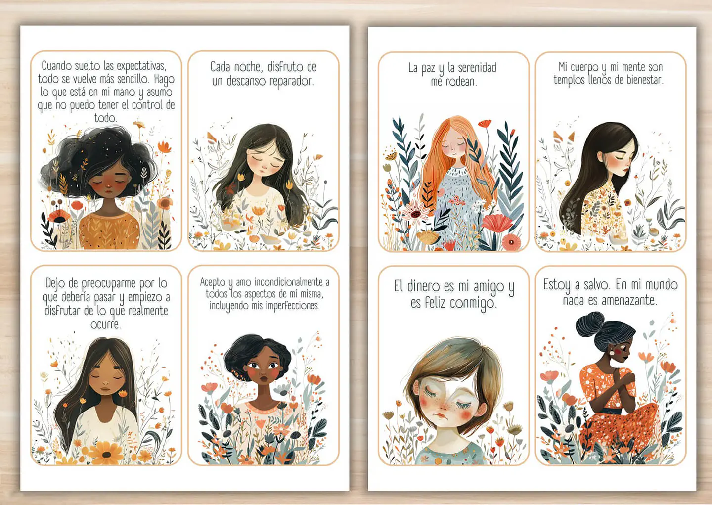 60 Tarjetas de Afirmaciones Positivas imprimibles para Mujeres 5