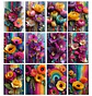 40 Láminas Flores Fantasía - Miniatura 2