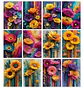 40 Láminas Flores Fantasía - Miniatura 3