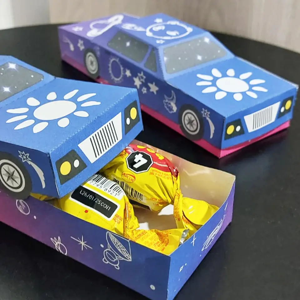 Auto Sorpresa Imprimible 1