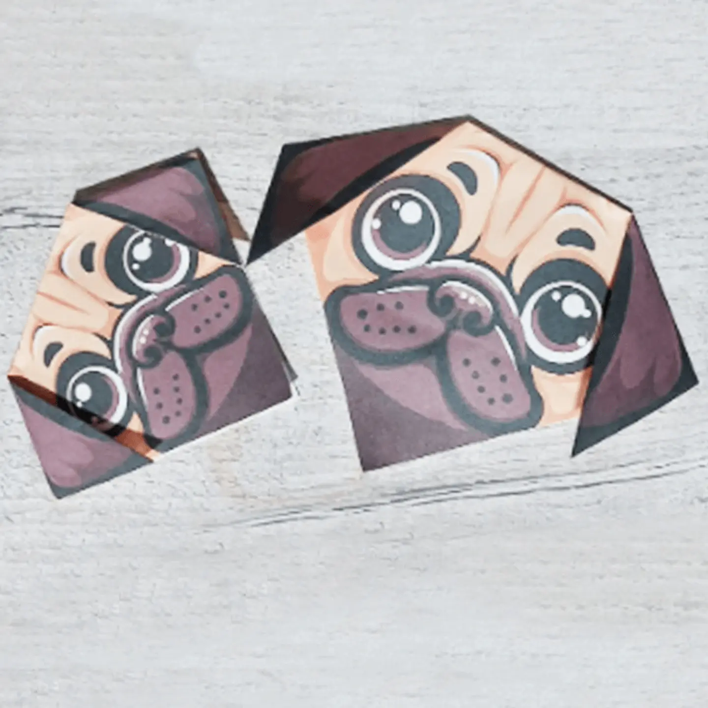 Perrito Pug Origami 1