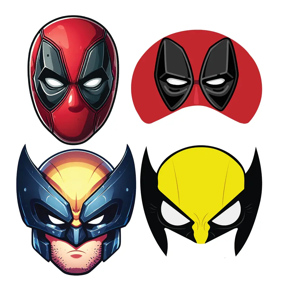 Máscaras Super Héroes 1
