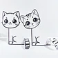 Gatitos Plegables para Colorear - Miniatura 2