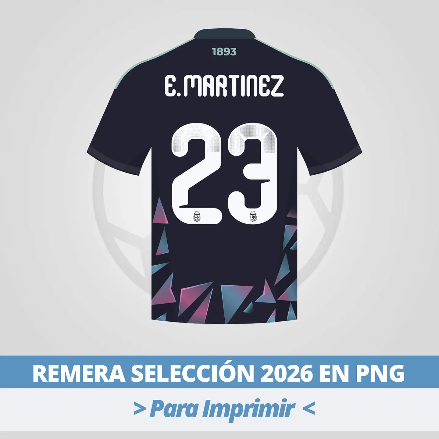 Remera Selección Argentina para Imprimir 4