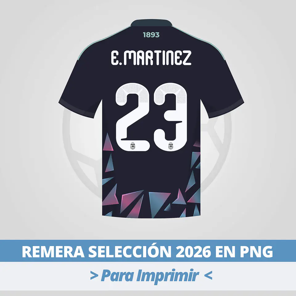 Remera Selección Argentina para Imprimir 4