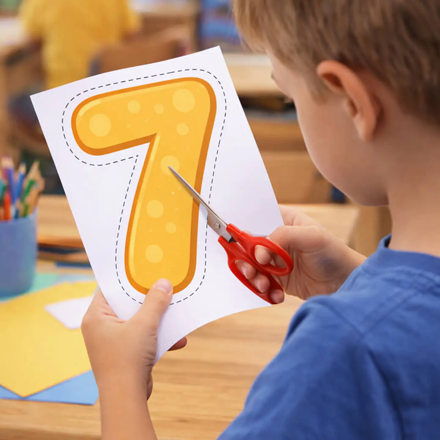 Actividad Recorte de Números (0-10) ✂️ | Motricidad Fina para Niños 2