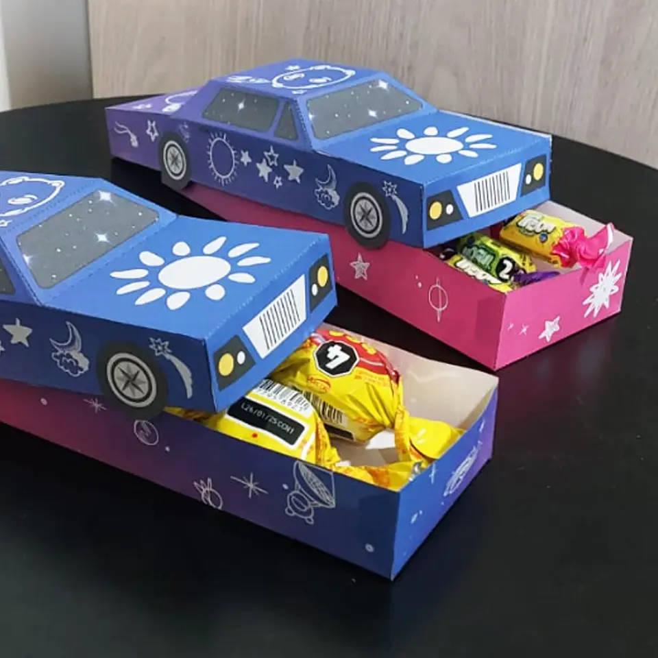 Auto Sorpresa Imprimible 3