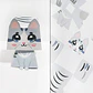 Gatito de papel Gris Imprimible - Miniatura 4