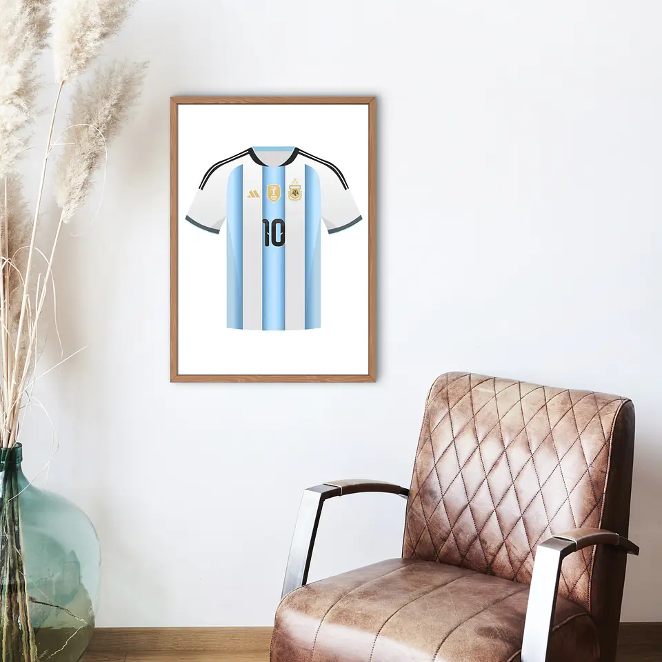 Remera Selección Argentina para Imprimir 10