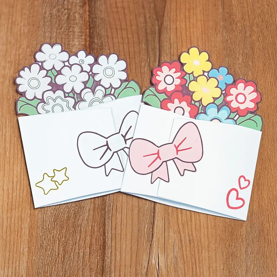 Tarjeta Floral para dedicar 1