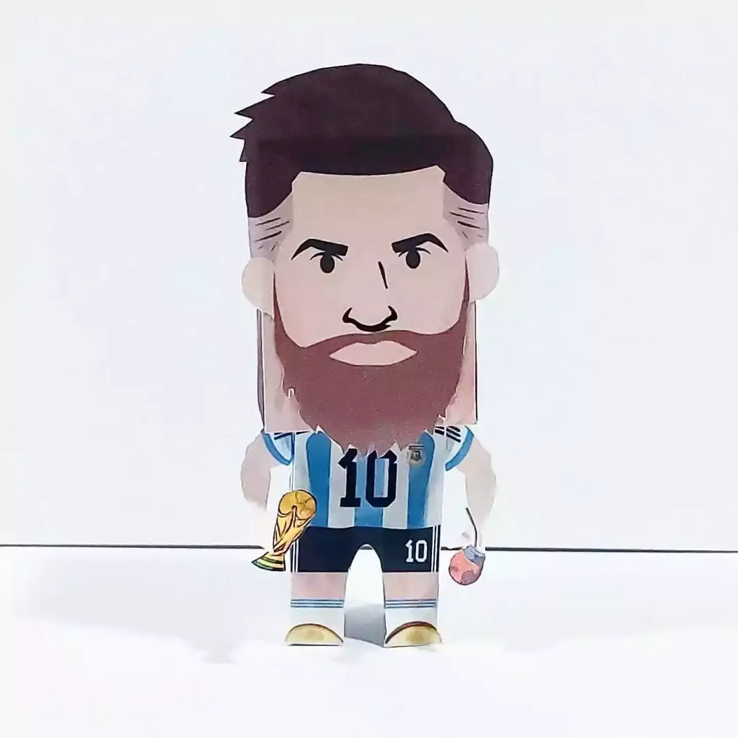 Figura Campeón del Mundo Imprimible 3
