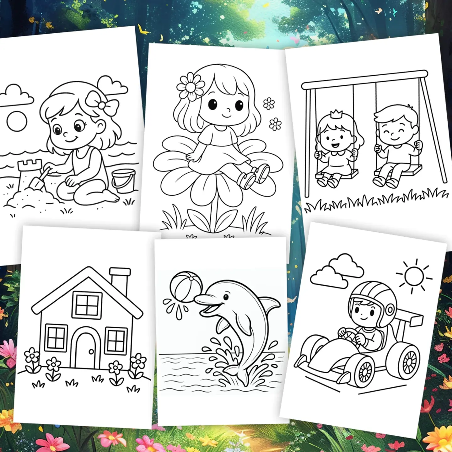 Libro para Colorear Imprimible para Niños 2 a 4 años 2