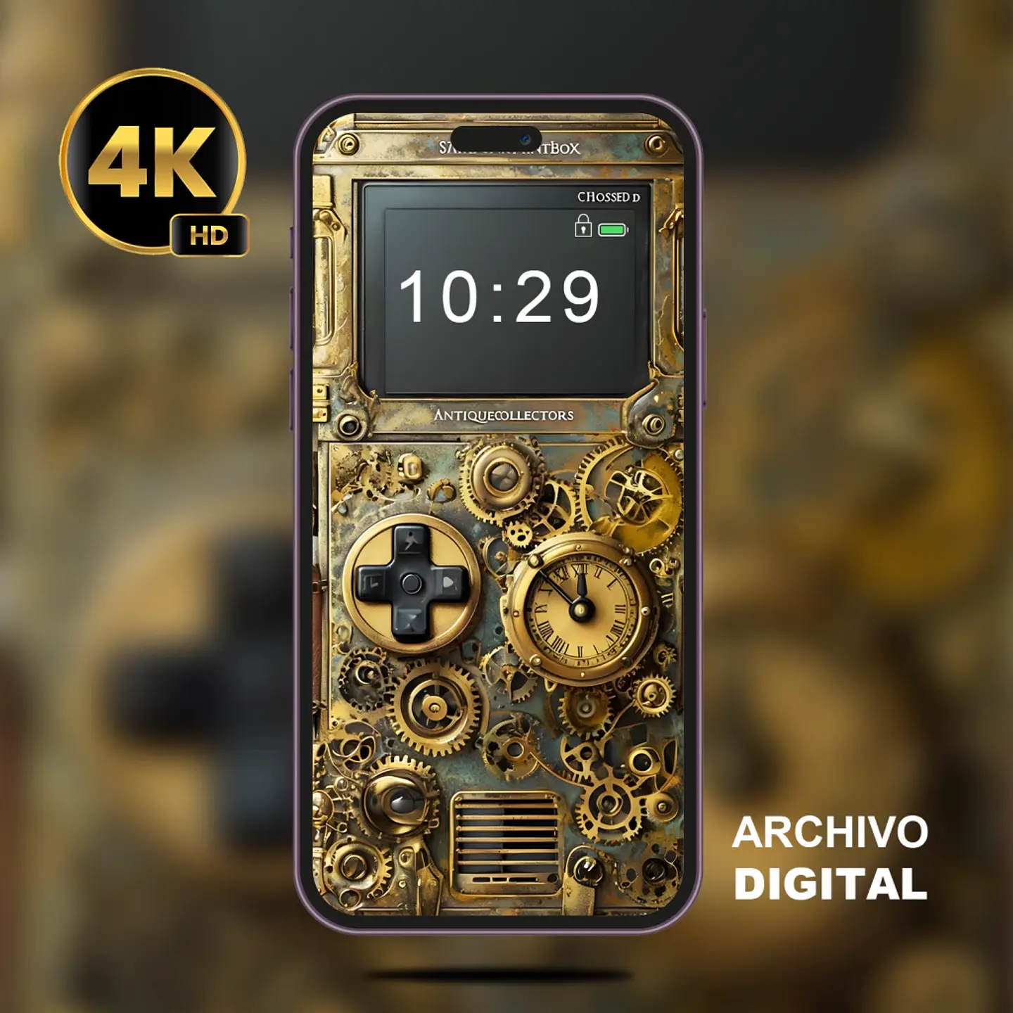 Pack 5 Fondos de Pantalla Smartphone 4K Old Console 3