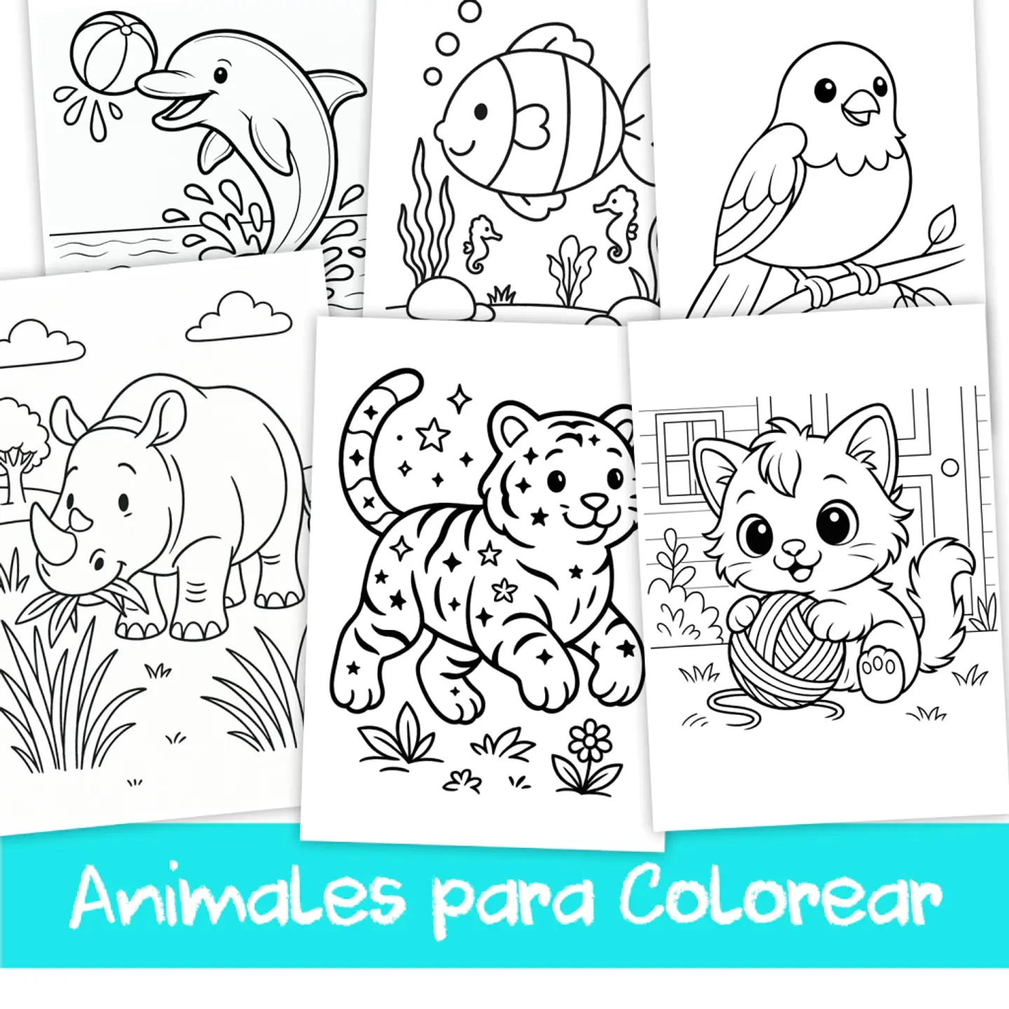 Libro para Colorear Imprimible Para Niños 3 a 7 años 2
