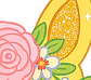 Máscaras Imprimibles Unicornio Floral Vintage - Miniatura 3