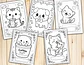 Criaturitas Kawaii para Colorear - Miniatura 2