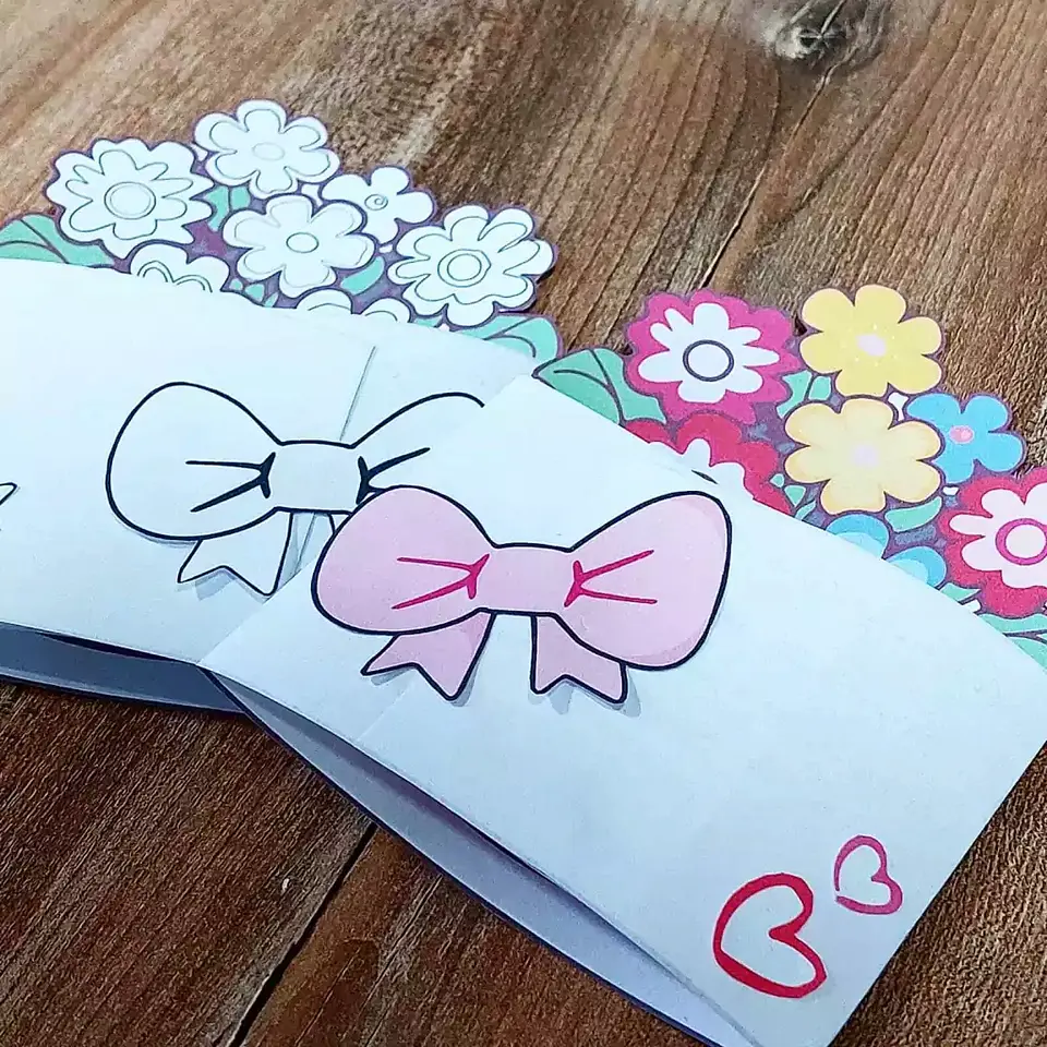 Tarjeta Floral para dedicar 3