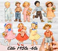 Stickers Muñequitos de 1950s / 70s – 25 Personajes Retro - Miniatura 2